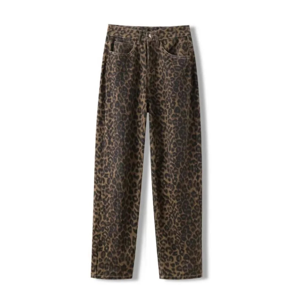 Tasha Hip Hop Leopard Jeans