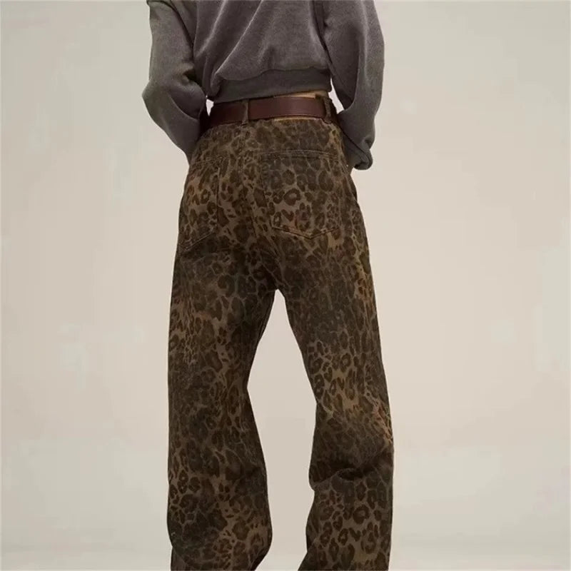 Tasha Hip Hop Leopard Jeans