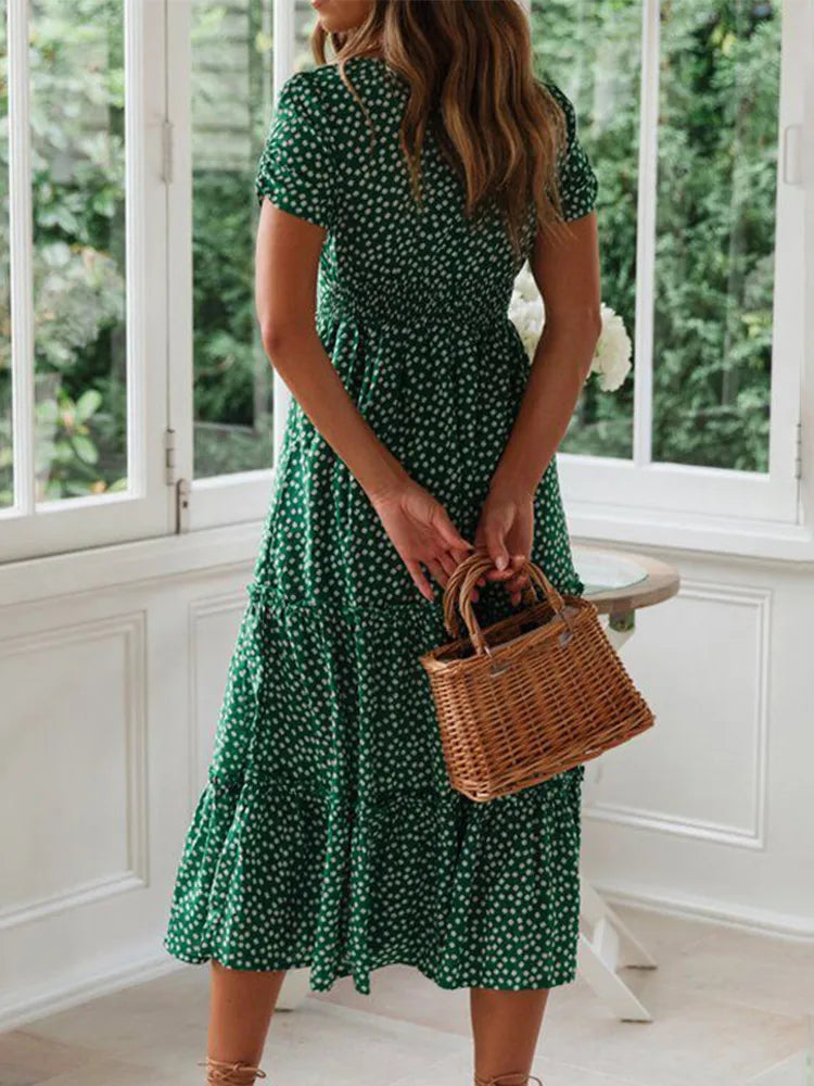 Vintage Floral Dress