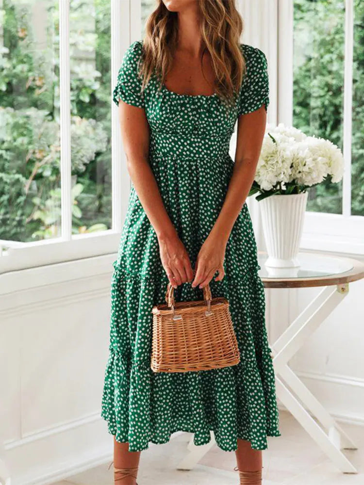 Vintage Floral Dress