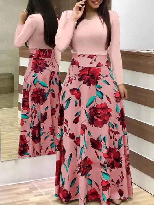 Long Flower Dress