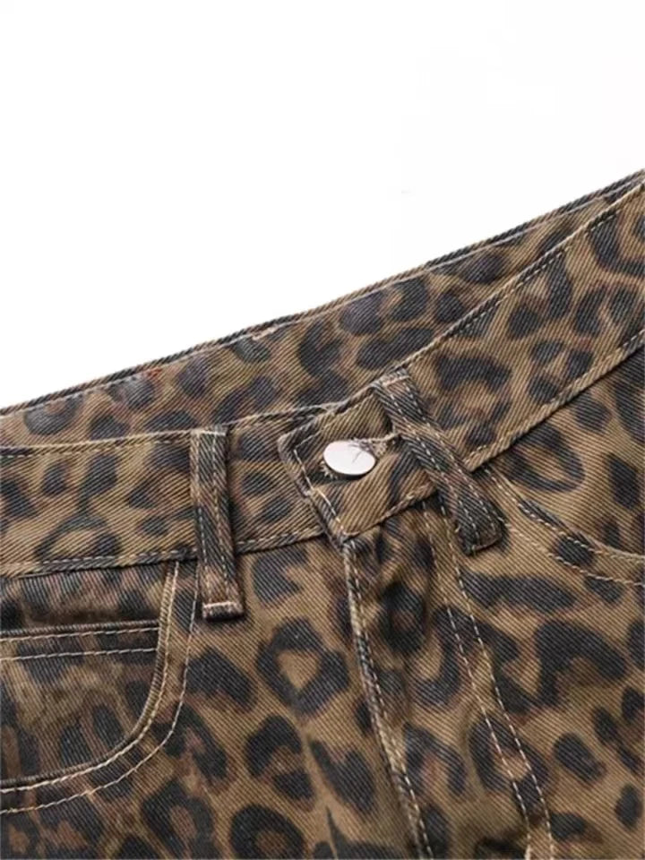 Tasha Hip Hop Leopard Jeans