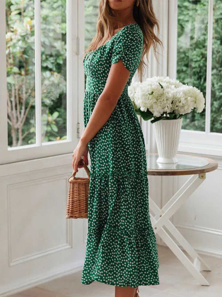 Vintage Floral Dress