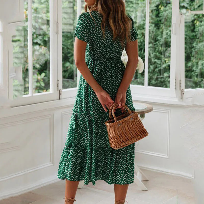 Vintage Floral Dress